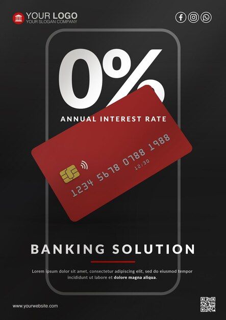 PSD banking solutions a business flyer t... | Premium Psd #Freepik #psd Credit Card Ads, Creative Advertising Design, Business Flyer Templates, Creative Advertising, Advertising Design, Business Flyer, Banking, Flyer Template, Graphic Resources