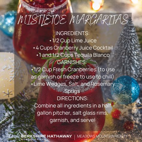 🎄🍹 Searching for the perfect drink to bring to your Christmas party? Look no further than these Big Batch Mistletoe Margaritas! 🌟🎉 Mistletoes And Margaritas Party, Mistletoe And Margs Party, Mistletoe Margaritas Recipe, Mistletoe Margaritas, Margarita Party, Margarita Ingredients, Cranberry Juice Cocktail, Rosemary Sprigs, Fresh Cranberries