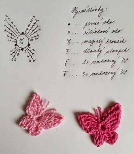 Crochet Butterfly Pattern, Crochet Bookmark Pattern, Crochet Jewelry Patterns, Crochet Earrings Pattern, Mode Crochet, Crochet Bows, Pola Amigurumi, Crochet Hair Accessories, Crochet Butterfly