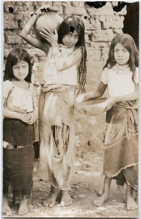 Mexican children | Title: Mexican children Creator: Horne, … | Flickr Mexican Pictures, Mexican Revolution, Mexico History, Southern Methodist University, Ghost In The Machine, Mexican Heritage, Mexican Girl, Mexican Culture, Vintage Mexican