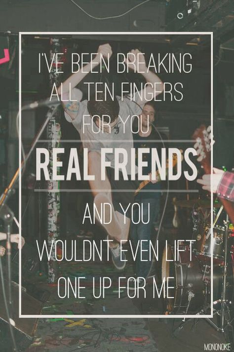 Real Friends Lyrics, Pop Punk Lyrics, Punk Quotes, Crown The Empire, Pop Punk Bands, Mayday Parade, Of Mice And Men, Punk Music, Band Stuff