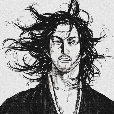 Miyamoto Musashi Art, Ichigo Kurosaki Wallpaper, Vagabond Manga, Miyamoto Musashi, Samurai Art, Manga Pages, Attack On Titan Anime, Drawing Reference Poses, Manga Drawing