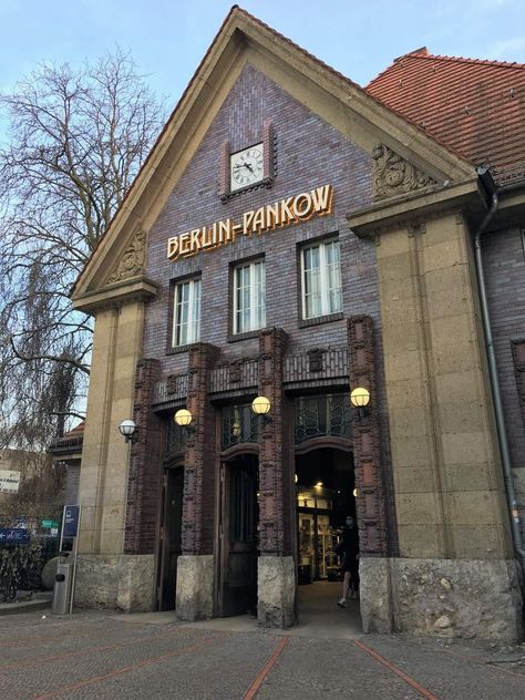 Have a good evening, today from Berlin-Pankow train station! The entrance building was completed in 1914. Today, s-bahn and u-bahn trains stop here. The station is a key hub in Berlin’s public transport system. Have A Good Evening, Berlin Aesthetic, Berlin Station, U Bahn, The Vibe, The Capital, Cabaret, Metropolis, Train Station