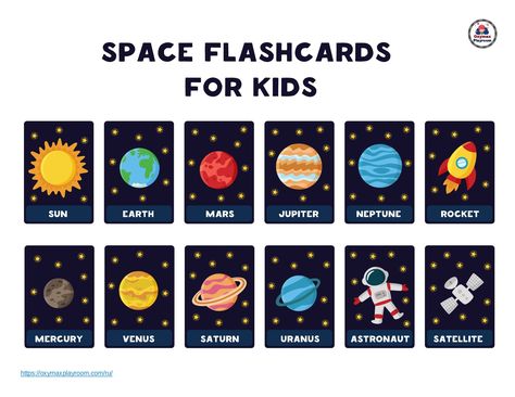 80 Free Printable Resources Space Activities for Kids Space Activities Preschool, World Space Week, Space Vocabulary, Feelings Preschool, Basketball Crafts, Printable Learning Activities, Planet Solar System, Space Activity, Matching Card Game