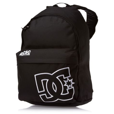 dc backpacks for boys | DC Borne Backpack - Black | Free UK Delivery on All Orders Dc Backpack, Dc Clothing, Gothic Backpacks, Cheap Scooters, 2000s Punk, Hunter Wellies, Stylish School Bags, Cute School Stationary, Sandals For Men