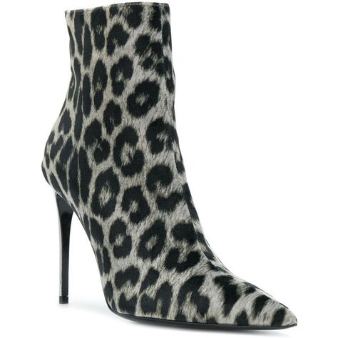 Stella McCartney leopard pattern stiletto boots (€600) ❤ liked on Polyvore featuring shoes, boots, pointed-toe boots, high heel stilettos, pointy-toe boots, real leather boots and leopard print stilettos Pointy Toe Boots, Real Leather Boots, Leopard Print Boots, Print Boots, Stiletto Heels Boots, Grey Leopard, Grey Leopard Print, Stiletto Boots, Pointed Toe Boots