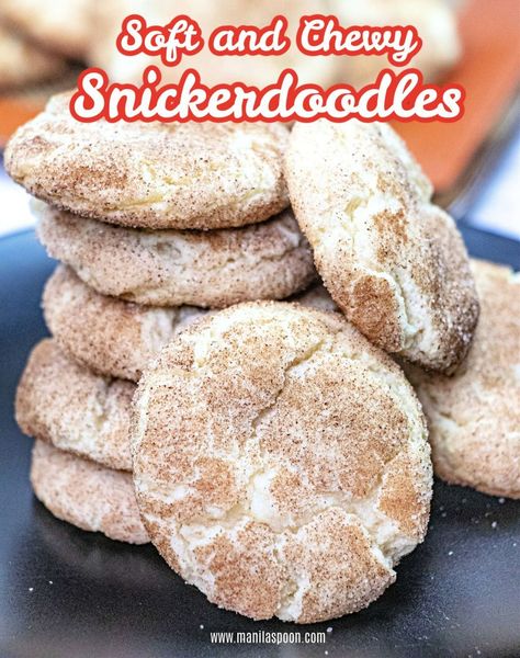 Buttery, pillowy-soft and so deliciously good with hints of cinnamon spice, these are the best snickerdoodles! Check out the tips and tricks to make these yummy cookies perfectly every time! How To Make Snickerdoodles, Best Snickerdoodles, Easy Snickerdoodle Recipe, Snickerdoodles Recipe, Snickerdoodle Recipe, English Breakfast Tea, Cookie Dough Balls, Just Bake, Baby Cookies