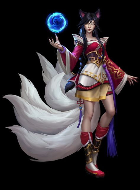 Owned by riot and league of legends Ahri Skins, League Of Legends Universe, League Of Heroes, Ahri Lol, Wild Rift, Guan Yu, Ahri League, East Meets West, Gone Girl