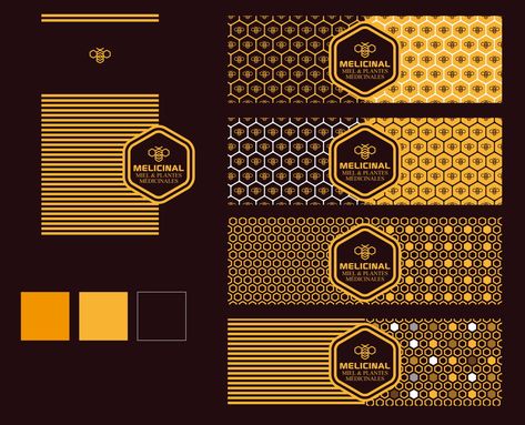 Honey Label Design, Honey Jar Labels, Logo Bee, Sweet Box Design, Honey Art, Honey Logo, Aesthetic Health, Tattoo Health, Honey Label