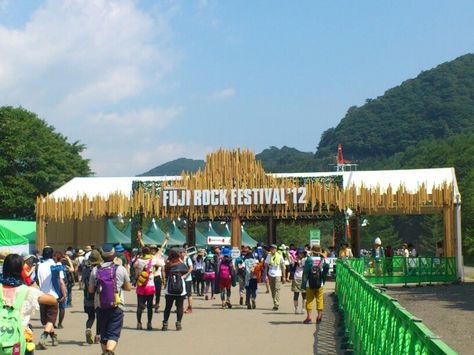 FUJI ROCK FESTIVAL Fuji Rock, Rock Festival, Rock Festivals, Exhibition Design, Party Decoration, Music Festival, Party Decorations, Festival, Sun