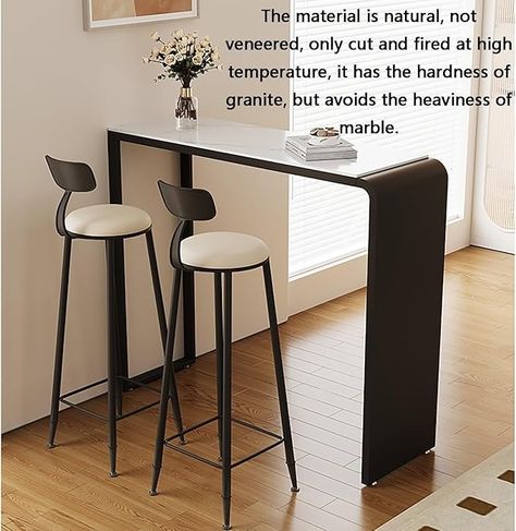 Amazon.com: Balcony Bar Table Partition Cabinet High-Legged Long Table Rock Slab Bar Home Living Room Sofa Leisure Mini Bar Table Counter Height Table Suitable for Bar Milk Tea Shop Without Stools(White) : Home & Kitchen Mini Bar Table, Balcony Bar Table, Partition Cabinet, Balcony Bar, Table Counter, Table Rock, Height Table, Bar Height Table, Bar Home