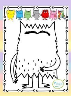 Emotions Kindergarten Activities, Color Monster Printable, Color Monster Activities Preschool, Color Monster Book Activities, The Color Monster Activities Preschool, The Colour Monster Activities, The Color Monster Activities, Feelings Activities Preschool, The Colour Monster