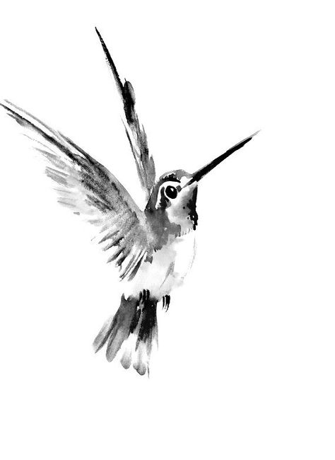 Hummingbird Ink Drawing, Abstract Hummingbird Tattoo, Black And White Hummingbird Tattoo, Hummingbird Drawing, Texture Painting Techniques, Learn Acrylic Painting, Canvas Art Painting Acrylic, Grass Painting, Stippling Art