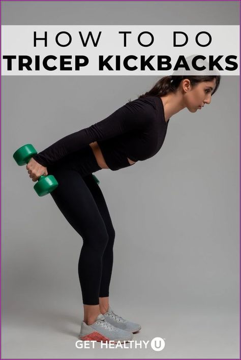 Unlock the healing power of yoga for your back. Kickbacks Exercise, At Home Tricep Workout, Kickback Exercise, Dumbbell Tricep, Easy Daily Workouts, Exercises To Build Muscle, Tricep Workouts, Upper Body Hiit Workouts, Triceps Exercises