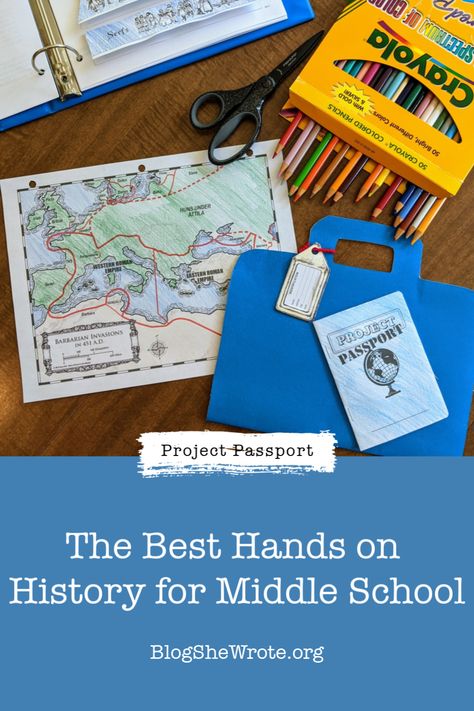 The Best Hands on History for Middle School Middle School History Classroom, Middle School History Activities, Middle School Crafts, Middle School Geography, Homeschool Middle School, Middle School History, First Day Activities, Middle School Lessons, History Curriculum