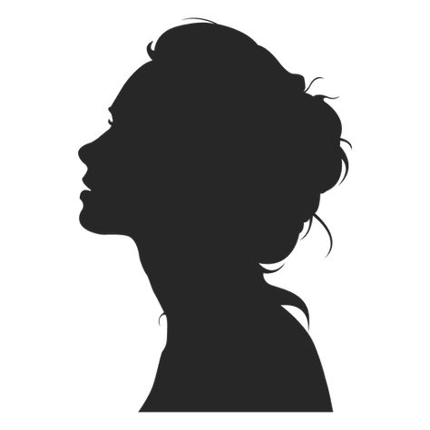 Silhouette Face, Hair Logo Design, Silhouette Girl, Profile Avatar, Avatar 1, Face Profile, Silhouette Drawing, Hair Logo, Couple Silhouette