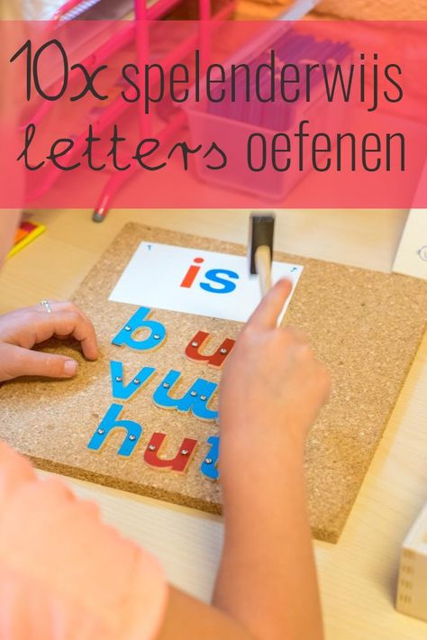 Het is belangrijk dat je activiteiten aanbiedt waardoor kinderen spelenderwijs letters oefenen. Je kunt dit doen door allerlei activiteiten te organiseren. Alphabet Sounds, Busy Boxes, Parenting Done Right, Reading Teacher, Esl Teaching, Kindergarten Art, Pre Writing, Letter P, Teacher Tools