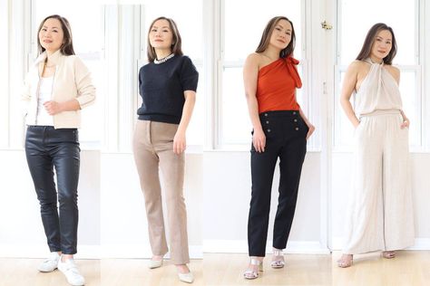 What style pants are best for short women Pants For Petite, Harsh Truth, Neutral Pants, Petite Woman, Straight Cut Pants, Petite Clothing, Short Women, Body Proportions, Best Style