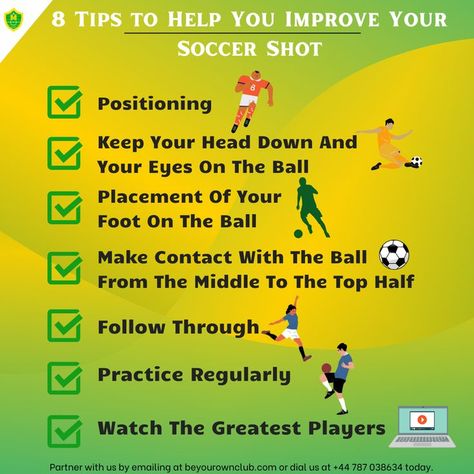 If you want to be the next big forward, you should start by improving your soccer shots. Here are the best soccer shots tips for you. Soccer Shots, Soccer Player Workout, Soccer Shoot, Soccer Tips, Soccer Player, Soccer Players, Improve Yourself, The Next, Soccer