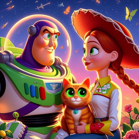 Buzz Lightyear And Jessie, Buzz And Jessie, Jessie And Buzz, Frozen Toys, Jessie Toy Story, Art Puzzle, Disney Pixar Movies, Wrestling Divas, Pixar Movies