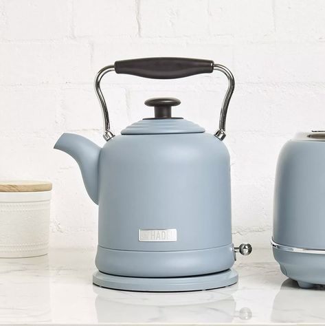 Retro Stove, Quintessentially British, Electric Tea Kettle, Pool Blue, Stately Homes, Stainless Steel Pot, Retro Glam, Retro 1, Sit Back And Relax