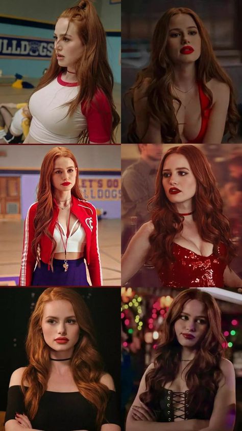 Cheryl From Riverdale, Cheryl Outfits Riverdale, Cheryl Blossom Hair, Cherly Riverdale Outfits, Madelaine Petsch Outfit, Madelaine Petsch Aesthetic, Riverdale Blossom, Cheryl Riverdale, Cheryl Blossom Outfits