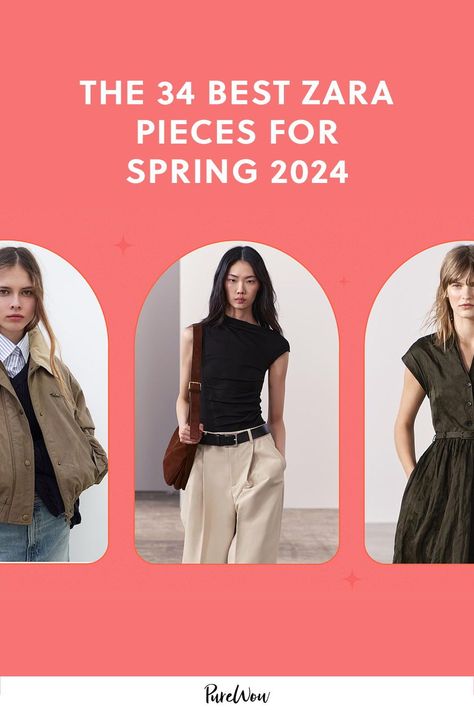 Spring has sprung, and so has Zara’s spring collection. Here are the 34 best Zara pieces for spring 2024 that we can’t wait to wear all season long, from affordable picks that include everyday basics and staple denim to a gorgeous wedding guest dress in the “It” shade of the year. Zara Spring 2024, Zara 2024 Trends, Zara Outfits 2024 Spring, Zara Outfit 2024 Spring, Zara Outfit 2024, Zara Pieces, Pastel City, Zara Spring, Zara Outfit