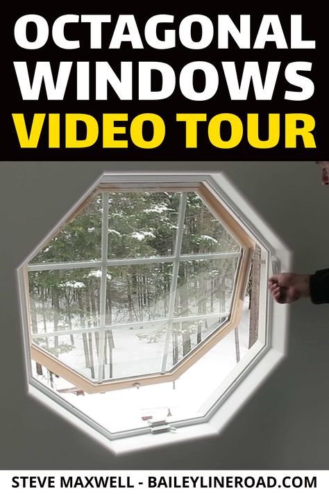 There are probably thousands of window manufacturers in the world, but not many make high-quality octagon, round or oval #windows. Octagonal Window, Oval Windows, Octagon Window, Specialty Windows, Attic Windows, Craftsman Modern, Window Manufacturers, Garage Room, Oval Window