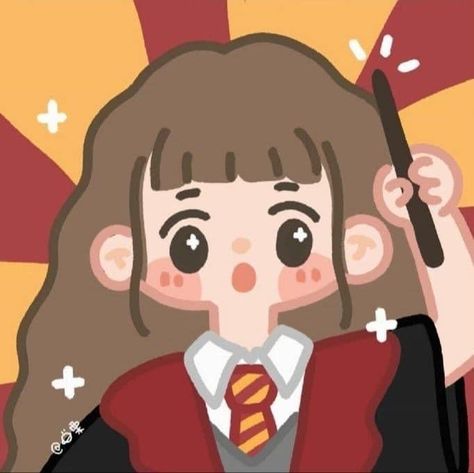 matching icons for 3 friends Harry Potter Artwork, 강아지 그림, Harry Potter Anime, Cute Kawaii Drawings, Cute Cartoon Drawings, Dibujos Cute, Cute Little Drawings, Girls Cartoon Art, Kawaii Drawings