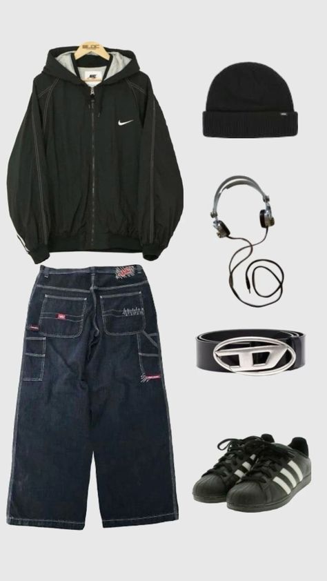 Swaggy Fits, Y2k Outfits Men, Look 80s, Baggy Clothes, Street Fashion Men Streetwear, Mode Jeans, Guys Clothing Styles, Mode Kpop, Tomboy Style Outfits