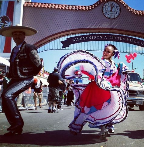 Mexican Independence Day, Little Village, Chicago Little Village Chicago, Chicago Collage, Mexican Village, Mexican Independence Day, Mexican Independence, Hispanic Culture, Sky Aesthetic, Yearbook, Independence Day