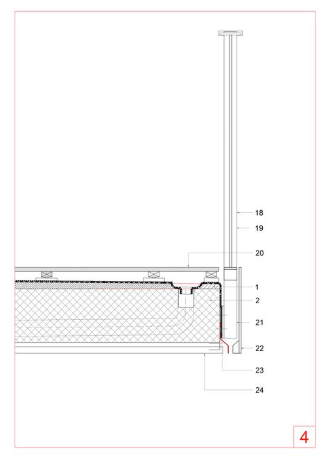 Glass Balcony Railing, Glass Railing Deck, Construction Details Architecture, Wall Section Detail, Roof Drain, Glass Handrail, Steel Balustrade, Glass Balcony, Staircase Handrail