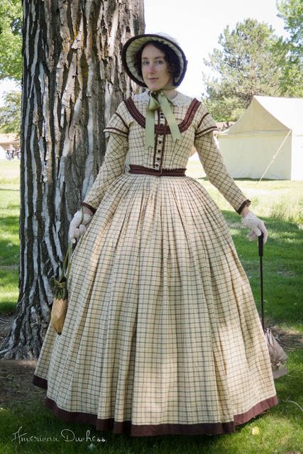 V163: The Carson City Rendezvous, 1860 ~ American Duchess Pioneer Clothing, Victorian Era Dresses, American Duchess, Victorian Gown, 1860 Fashion, Historical Costuming, Victorian Costume, Carson City, Century Clothing