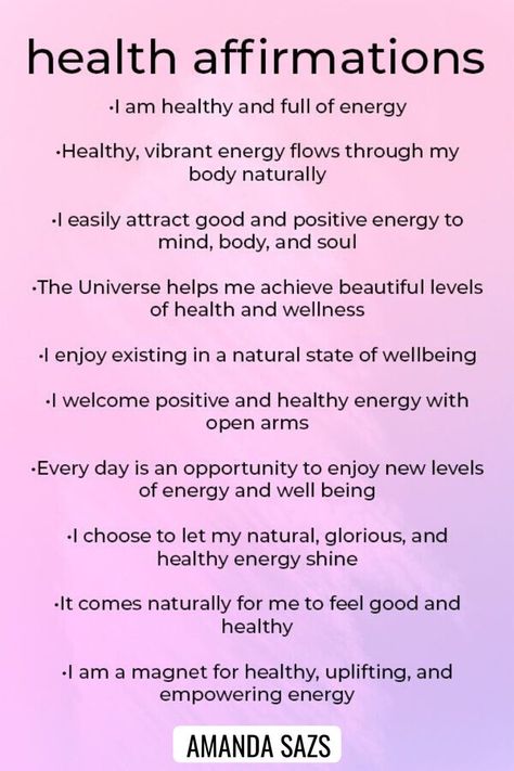 Health Affirmations, Healing Affirmations, Vie Motivation, Stephane Rolland, Spiritual Manifestation, Daily Positive Affirmations, Success Affirmations, Morning Affirmations, Healthy Energy