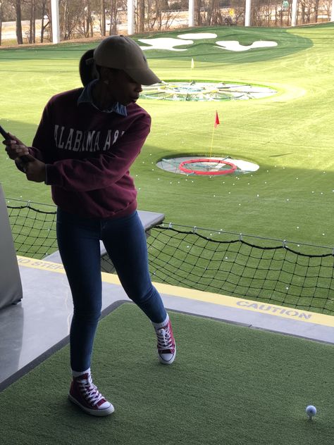 Golf attire #topgolf Ig:@a_taylo Top Golf, Golf Attire, Cute Outfits, Golf, How To Wear