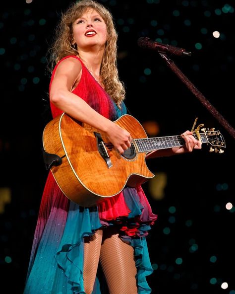 Autumn ⭑ | #MiamiTSTheErasTour: An HQ photo of the surprise song dress! [Miami N1 - 10/18/24] — Via TAS Rights Management #tstheerastour #erastour… | Instagram Surprise Song Dress, Eras Tour, Taylor Swift, Swift, Miami, Fish, Songs, Red