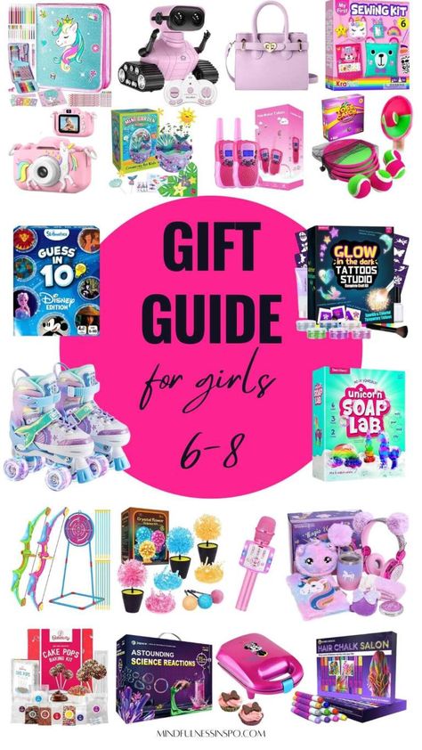 45 Most Exciting Gifts for 6-8 Year Old Girls from Amazon in 2024 Birthday Gifts For 6 Year Girl, Toys For 6 Year Girl, Gifts For 6 Year Girl, Gifts For 8 Year Girl, Top Toys For Girls, Birthday Gift Guide, Gift Ideas For Daughter, Chistmas Gift, Unique Gift Guide