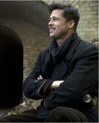 Brad Pitt Inglorious Basterds, Brad Pitt Fury Haircut, Fury Haircut, Brad Pitt Fury, Brad Pitt Haircut, Brad Pitt Hair, Hairstyle Mens, Inglorious Basterds, Hans Landa