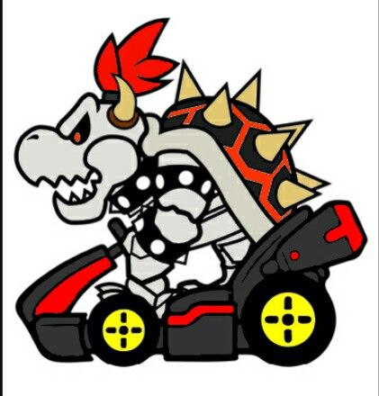 Dry Bowser Dry Bowser Art, Dry Bowser, Mario Kart Party, Mario Tattoo, Super Mario Coloring Pages, Super Mario Birthday Party, Hip Hop Artwork, Childhood Characters, Mario Kart 8