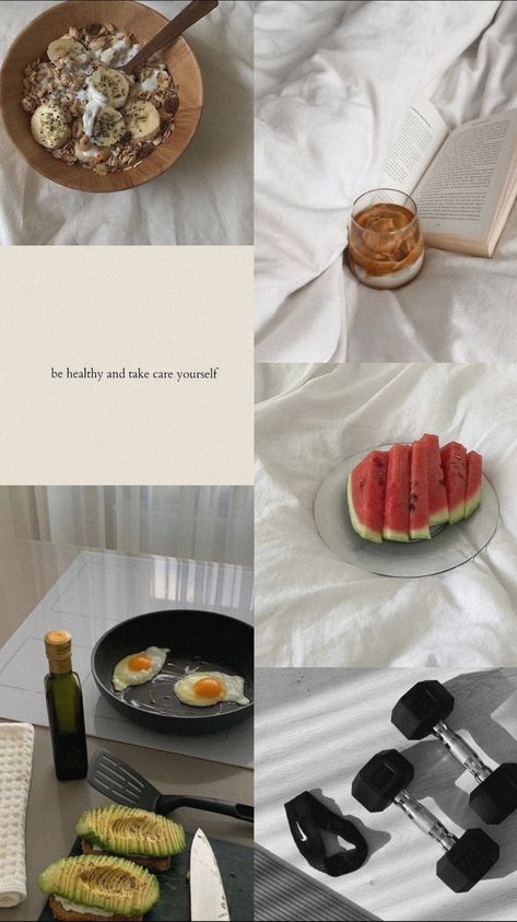 Aesthetic Food Photos At Home, Taking Care Of Yourself Aesthetic Pictures, Take Care Of Yourself Aesthetic, Lifestyle Collage, Pinterest Layout, Yourself Aesthetic, Instagram Feed Aesthetic, Photographie Indie, Self Photography