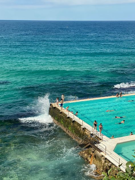 taken close to Iceberg in Bondi Beach#travel #beachvibes #pools #summeraesthetic Vacation Aesthetic, Bondi Beach, Beach Travel, Beach Trip, Summer Aesthetic, Pool, Instagram Photos, Photo And Video, Instagram Photo