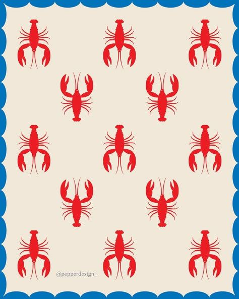 Feeling the Nantucket and Independence Day vibes! Which one is your favorite? 1, 2, 3 or 4? Also, fun fact, one of these patterns has been turned into a plush blanket from @goosebumpsshop! . . . . . #nantucket #lobster #lobsterprint #lobsterpattern #lovsterblanket #eastcoast #eastcoastsummer #independenceday #4thofjuly #4thofjulyprint #independencedayblanket #4thofjulyblanket #starsandlobster #redwhiteandblue #pinkandorange #scallops #scallopedprint #textiledesign #4thofjulyprints Star Sand, Lobster Design, Artist Branding, Textile Designer, Which One Are You, Beach Art, Plush Blanket, Nantucket, Beach Towels