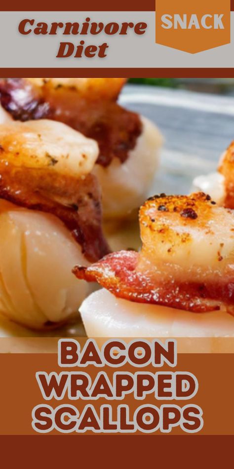 Try this delicious Bacon Wrapped Scallops recipe. For more recipes follow my page. #carnivorediet #carnivore #healthyrecipes #upgradedhealth #recipes