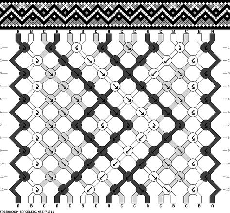 Black And White Bracelet Pattern, Friendship Bracelets Black And White, Black And White Friendship Bracelet, Floss Bracelets, Cool Friendship Bracelets, Making Friendship Bracelets, String Bracelet Patterns, Friendship Bracelet Patterns Easy, Cute Friendship Bracelets