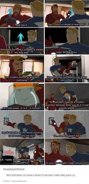 Avengers Assemble Cartoon, America Memes, Watch Free Movies, Dc Memes, Marvel Vs, Marvel Funny, Tv Episodes, Baby Jesus, Steve Rogers