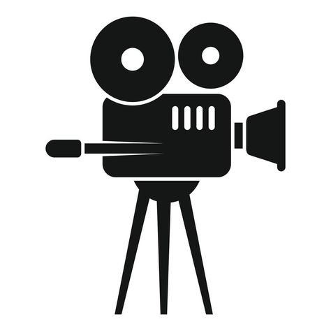 Camera Vector, City Logo, Film Cinema, Camera Icon, Cinema Camera, Cool Christmas, Movie Camera, Space City, Iconic Movies