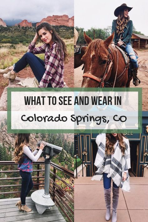 What to See and Wear in Colorado Springs, CO September In Colorado Outfits, Colorado Travel Outfits, Colorado Summer Outfits, Colorado Springs Things To Do, Broadmoor Colorado Springs, Colorado Fashion, Living In Texas, Unique Resorts, Colorado Style