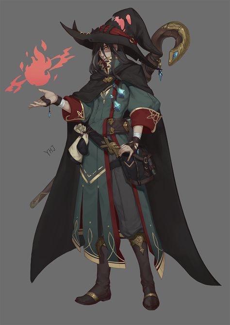 Dnd Sorcerer, Arte 8 Bits, Witch Design, Beautiful Illustration, Dungeons And Dragons Characters, Dnd Art, Dungeons And Dragons Homebrew, D&d Dungeons And Dragons, Fantasy Concept Art