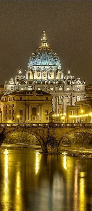 Saint-Peter’s Dome (Basilica di San Pietro), Rome, Italy Beach Vacation Pictures, Voyage Europe, Exotic Places, Rome Travel, Italy Vacation, Dream Vacation, See The World, Beautiful Buildings, Rome Italy