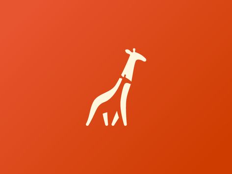 Giraffes Logo by Carlos Medina Giraffe Logo, Giraffe Facts, Kids Clothing Store Design, Giraffe Graphic, Negative Space Logos, Clothing Store Design, Water Logo, Event Logo, Travel Club